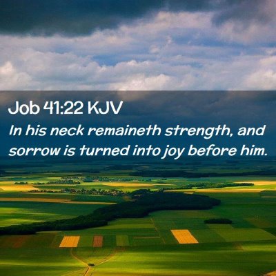 Job 41:22 KJV Free Bible Images