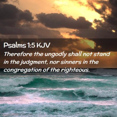 Psalms 1:5 KJV Free Bible Images