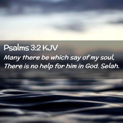 Psalms 3:2 KJV Free Bible Images