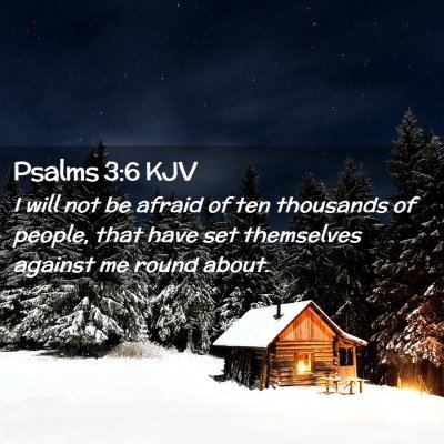 Psalms 3:6 KJV Free Bible Images