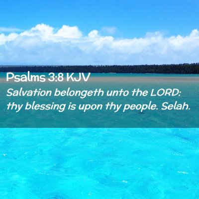 Psalms 3:8 KJV Free Bible Images