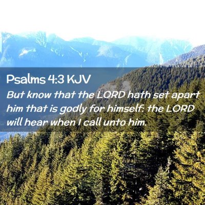 Psalms 4:3 KJV Free Bible Images