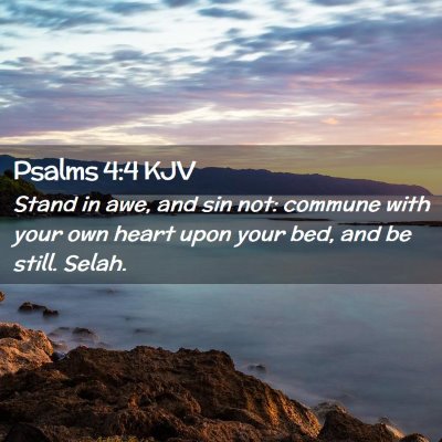 Psalms 4:4 KJV Free Bible Images