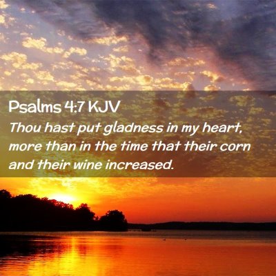 Psalms 4:7 KJV Free Bible Images