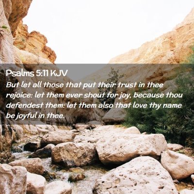 Psalms 5:11 KJV Free Bible Images