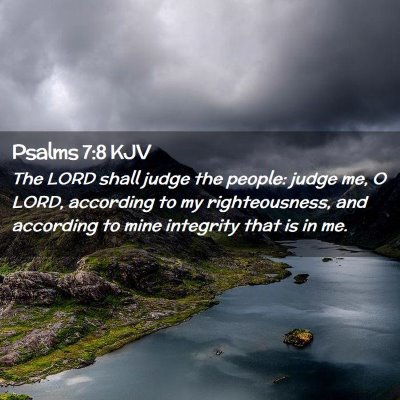 Psalms 7:8 KJV Free Bible Images