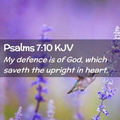 Psalms 7:10 KJV Free Bible Images