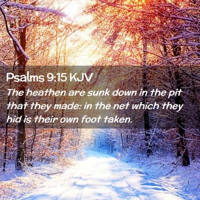 Psalms 9:15 KJV Free Bible Images