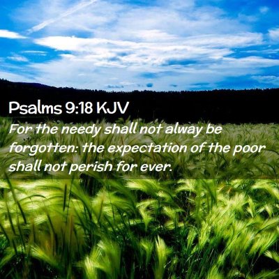 Psalms 9:18 KJV Free Bible Images