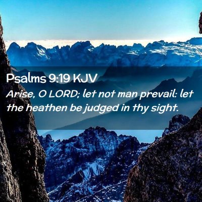 Psalms 9:19 KJV Free Bible Images