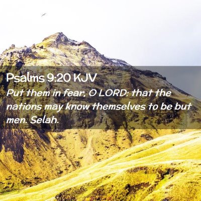 Psalms 9:20 KJV Free Bible Images