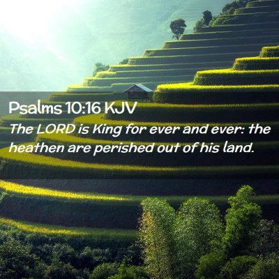 Psalms 10:16 KJV Free Bible Images