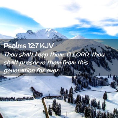 Psalms 12:7 KJV Free Bible Images