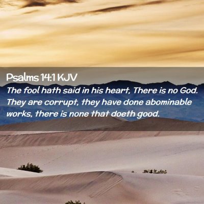 Psalms 14:1 KJV Free Bible Images