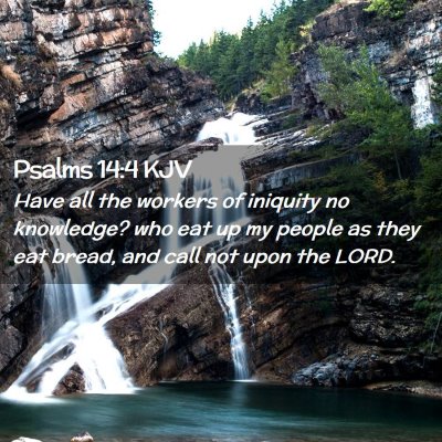 Psalms 14:4 KJV Free Bible Images