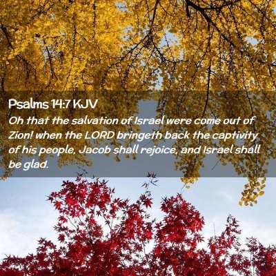 Psalms 14:7 KJV Free Bible Images