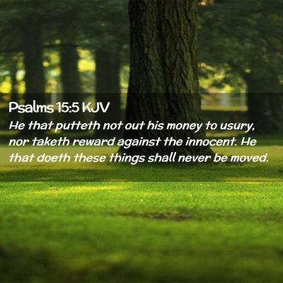 Psalms 15:5 KJV Free Bible Images