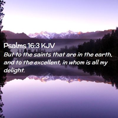 Psalms 16:3 KJV Free Bible Images