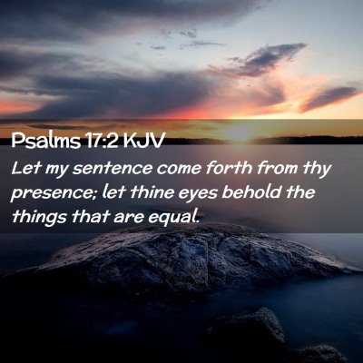 Psalms 17:2 KJV Free Bible Images