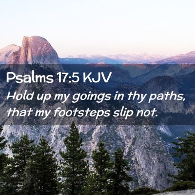 Psalms 17:5 KJV Free Bible Images