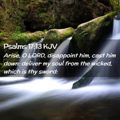 Psalms 17:13 KJV Free Bible Images