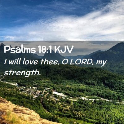 Psalms 18:1 KJV Free Bible Images