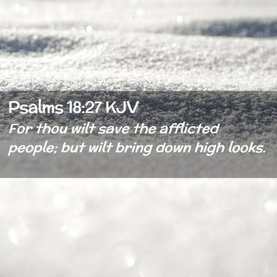 Psalms 18:27 KJV Free Bible Images