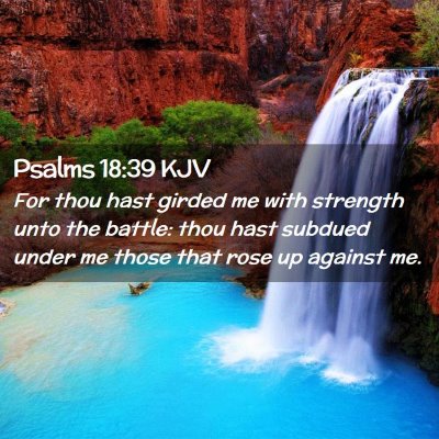 Psalms 18:39 KJV Free Bible Images