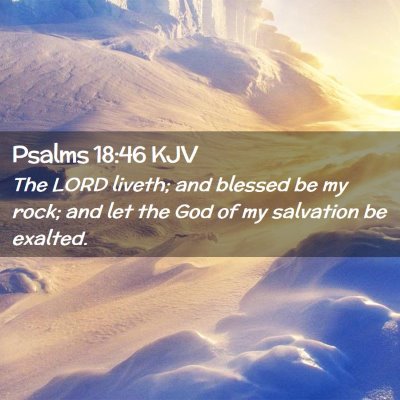 Psalms 18:46 KJV Free Bible Images