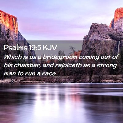 Psalms 19:5 KJV Free Bible Images