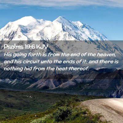 Psalms 19:6 KJV Free Bible Images