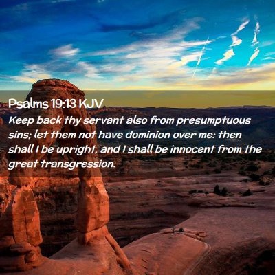 Psalms 19:13 KJV Free Bible Images