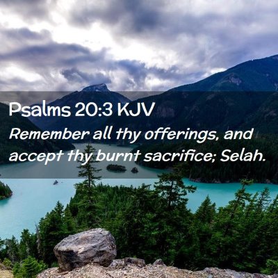 Psalms 20:3 KJV Free Bible Images