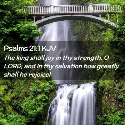 Psalms 21:1 KJV Free Bible Images