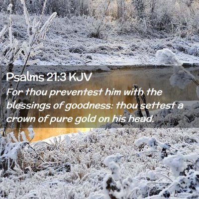 Psalms 21:3 KJV Free Bible Images