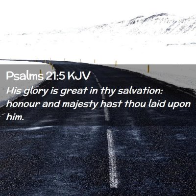 Psalms 21:5 KJV Free Bible Images