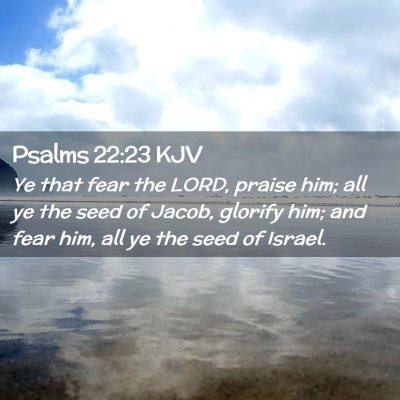 Psalms 22:23 KJV Free Bible Images