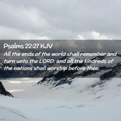 Psalms 22:27 KJV Free Bible Images