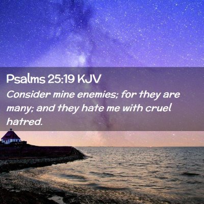 Psalms 25:19 KJV Free Bible Images