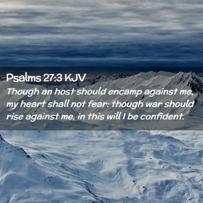 Psalms 27:3 KJV Free Bible Images