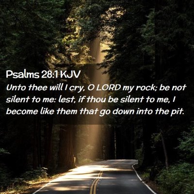 Psalms 28:1 KJV Free Bible Images