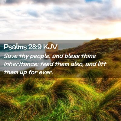 Psalms 28:9 KJV Free Bible Images