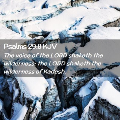 Psalms 29:8 KJV Free Bible Images