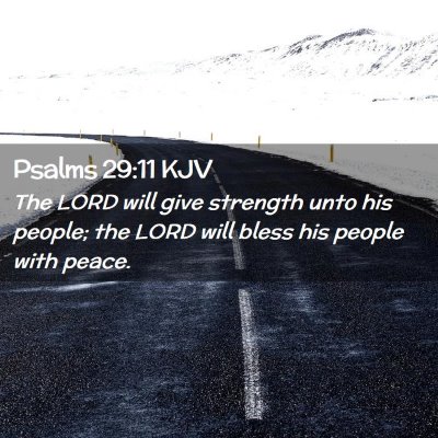 Psalms 29:11 KJV Free Bible Images