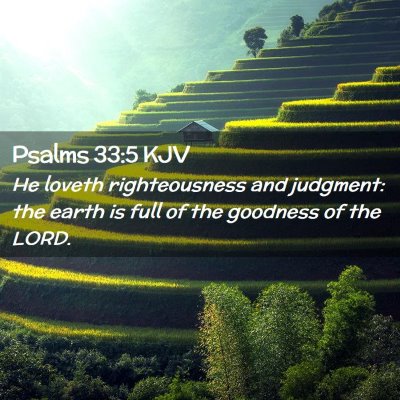 Psalms 33:5 KJV Free Bible Images