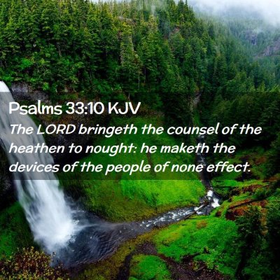 Psalms 33:10 KJV Free Bible Images