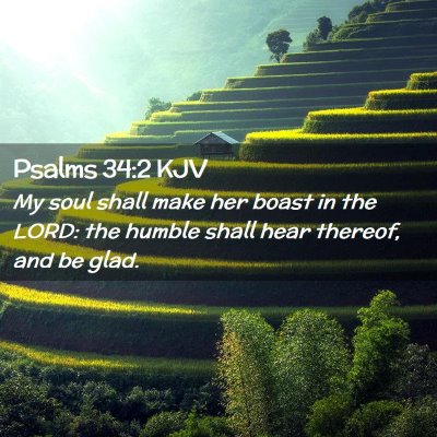 Psalms 34:2 KJV Free Bible Images