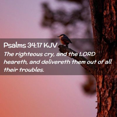 Psalms 34:17 KJV Free Bible Images