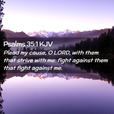 Psalms 35:1 KJV Free Bible Images