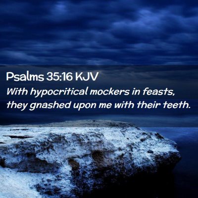 Psalms 35:16 KJV Free Bible Images